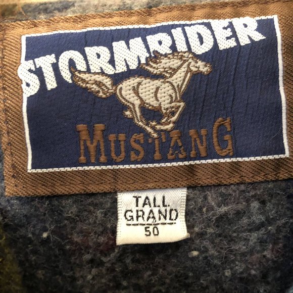 Denim Bomber Jacket with Tan Collar - Picture 2 of 5